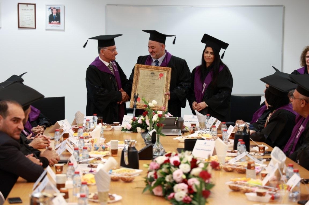 הענקת תואר Honoris Causa לח"כ מנסור עבאס