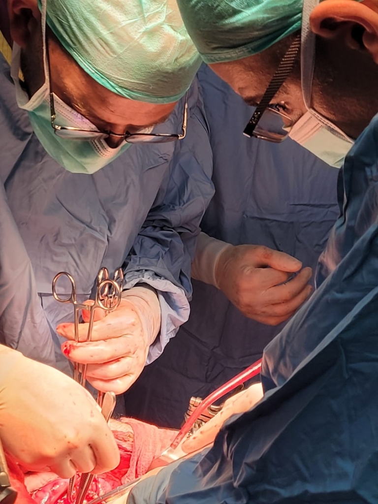 גידול נדיר נתגלה במהלך ניתוח בקע