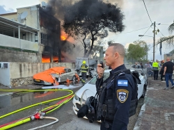 מטח טילים כבד לעבר מפרץ חיפה יש נפגעים