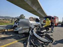 שני הרוגים בתאונה קשה בכביש 75